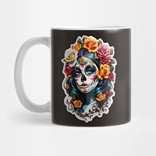 Sugar Skull girl, Dia de los Muertos Mug